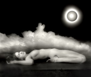 Jerry Uelsmann Eclipse image courtesy the artist and Catherine Couturier Gallery